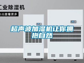 企業新聞超聲波加濕機讓你擁抱自然