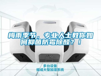 常見問題梅雨季節，專業人士教你如何抑菌防霉除醛？！