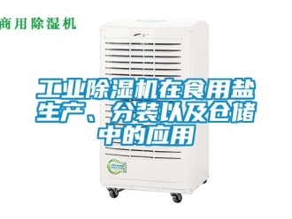 企業新聞工業除濕機在食用鹽生產、分裝以及倉儲中的應用
