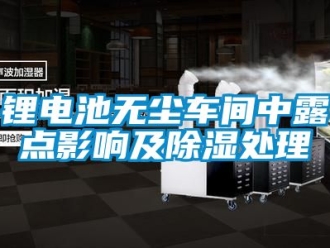 企業新聞鋰電池無塵車間中露點影響及除濕處理