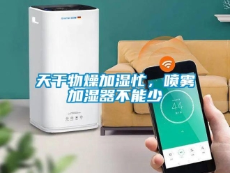 知識百科天干物燥加濕忙，噴霧加濕器不能少
