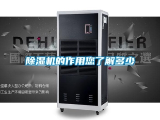 企業新聞除濕機的作用您了解多少