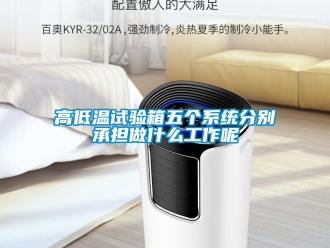 常見問題高低溫試驗(yàn)箱五個系統(tǒng)分別承擔(dān)做什么工作呢