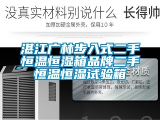 知識百科湛江廣林步入式二手恒溫恒濕箱品牌二手恒溫恒濕試驗箱