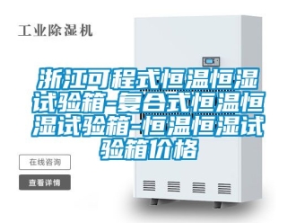 知識(shí)百科浙江可程式恒溫恒濕試驗(yàn)箱-復(fù)合式恒溫恒濕試驗(yàn)箱-恒溫恒濕試驗(yàn)箱價(jià)格