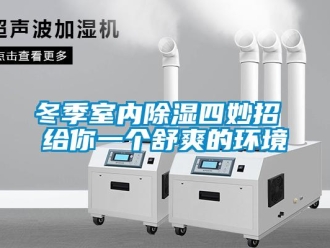 企業(yè)新聞冬季室內(nèi)除濕四妙招 給你一個舒爽的環(huán)境