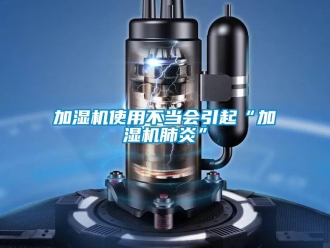 行業新聞加濕機使用不當會引起“加濕機肺炎”