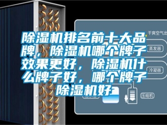 企業新聞除濕機排名前十大品牌，除濕機哪個牌子效果更好，除濕機什么牌子好，哪個牌子除濕機好
