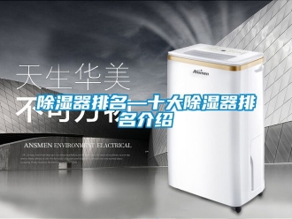 行業新聞除濕器排名—十大除濕器排名介紹