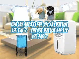 行業(yè)新聞除濕機功率大小如何選擇？應該如何進行選擇？