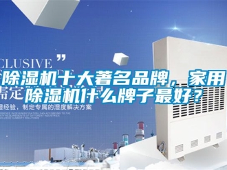 企業新聞除濕機十大著名品牌，家用除濕機什么牌子最好？