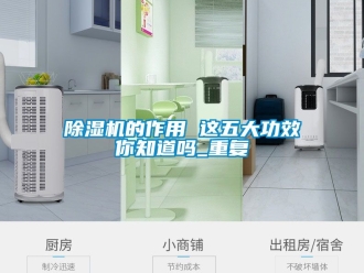 企業新聞除濕機的作用 這五大功效你知道嗎_重復