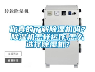 常見問題你真的了解除濕機嗎？除濕機怎樣運作,怎么選擇除濕機？