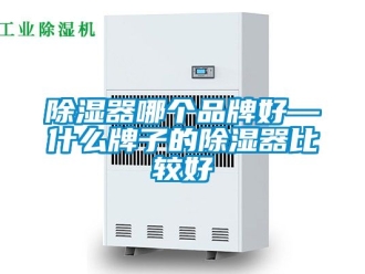 行業新聞除濕器哪個品牌好—什么牌子的除濕器比較好