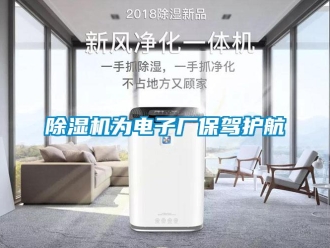 企業(yè)新聞除濕機為電子廠保駕護航