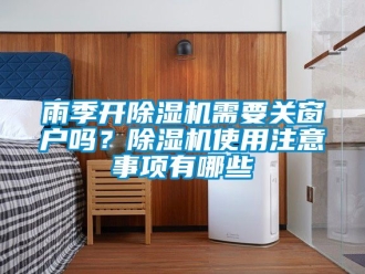 行業新聞雨季開除濕機需要關窗戶嗎？除濕機使用注意事項有哪些