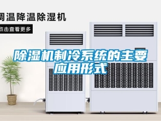 企業(yè)新聞除濕機(jī)制冷系統(tǒng)的主要應(yīng)用形式