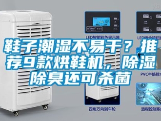 行業新聞鞋子潮濕不易干？推薦9款烘鞋機，除濕除臭還可殺菌