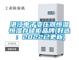 知識百科湛江電子變壓器恒溫恒濕存儲柜品牌(好選：2022已更新)