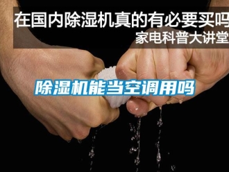 行業(yè)新聞除濕機(jī)能當(dāng)空調(diào)用嗎