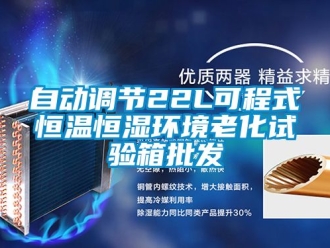 知識百科自動調節22L可程式恒溫恒濕環境老化試驗箱批發