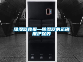 行業新聞除濕器效果—除濕器的正確維護保養