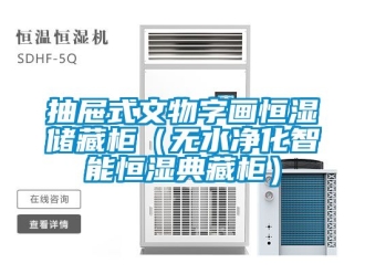 知識百科抽屜式文物字畫恒濕儲藏柜（無水凈化智能恒濕典藏柜）