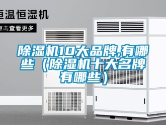 企業新聞除濕機10大品牌,有哪些（除濕機十大名牌有哪些）