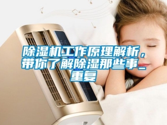 行業(yè)新聞除濕機工作原理解析，帶你了解除濕那些事_重復(fù)