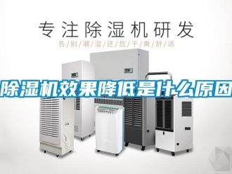 企業新聞除濕機效果降低是什么原因